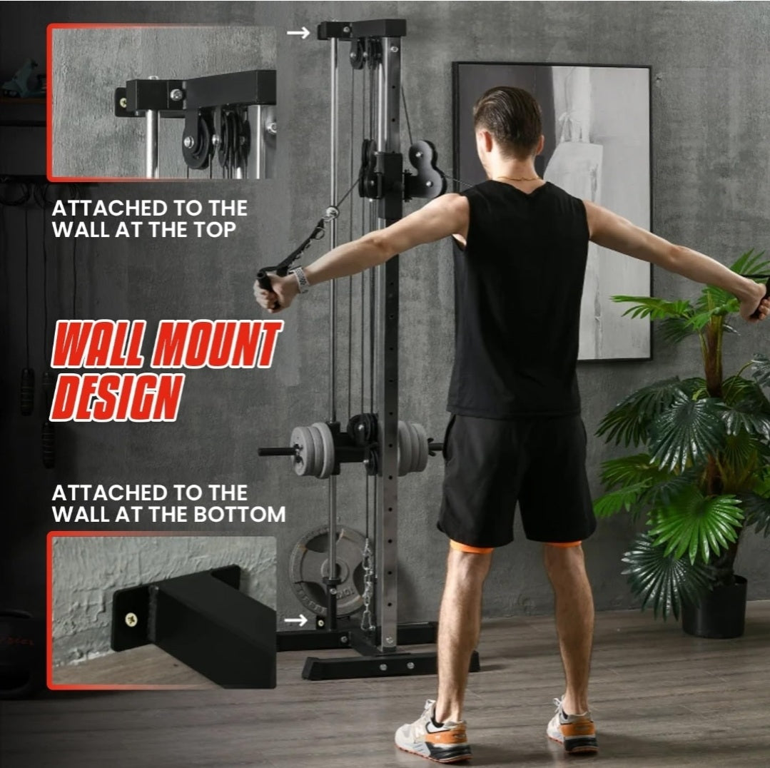 Valor fitness wall mounted pulley tower hot sale