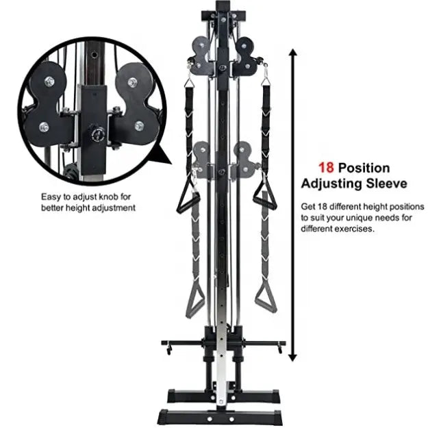 Valor fitness wall mounted best sale pulley tower