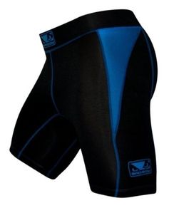 Bad Boy Honour Compression Shorts - Black/Blue /Small