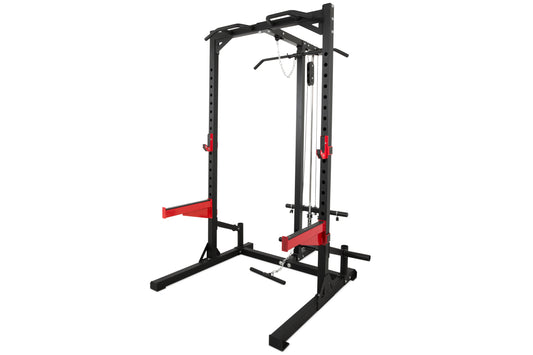 Heavy Duty Half  Rack  HR3240 + Lat Pulldown attachment